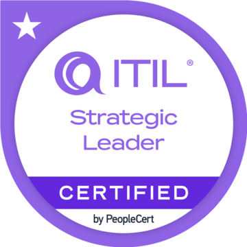 ITIL 4 Strategic Leader badge